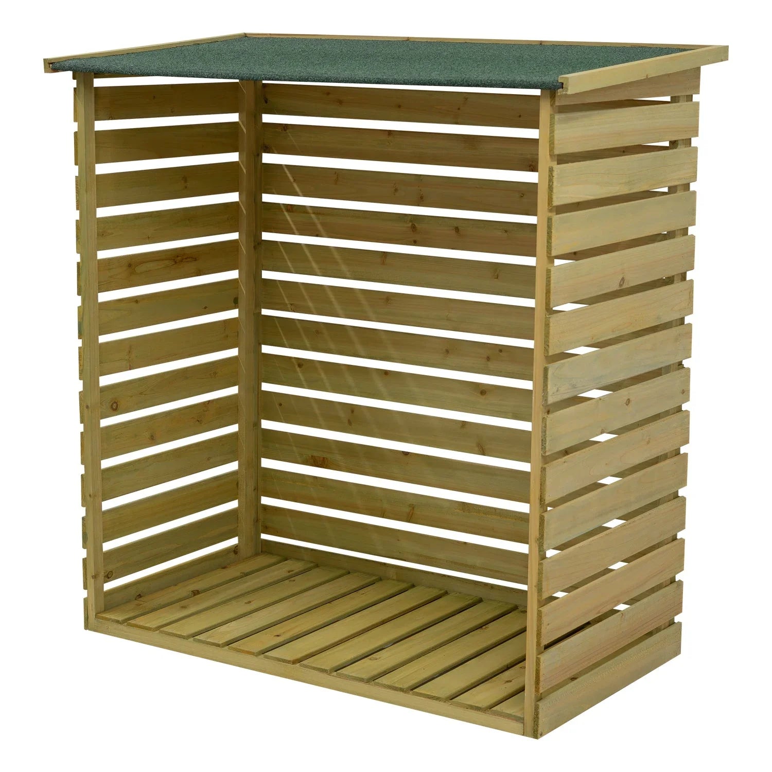 Treated Wooden Heavy Duty Log Store Garden Storage Shed