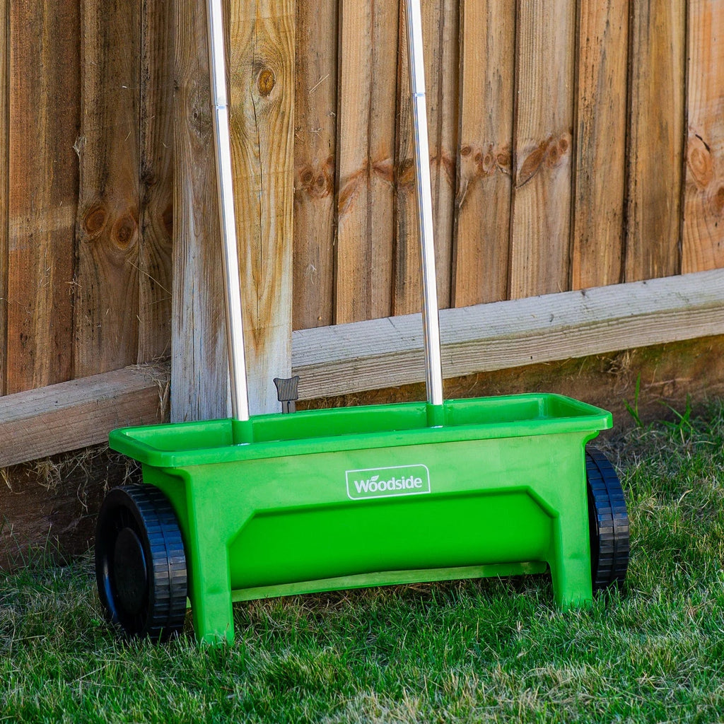 2L Garden Lawn Seed/Fertiliser Spreader Grass Weed Feed Salt Gritter