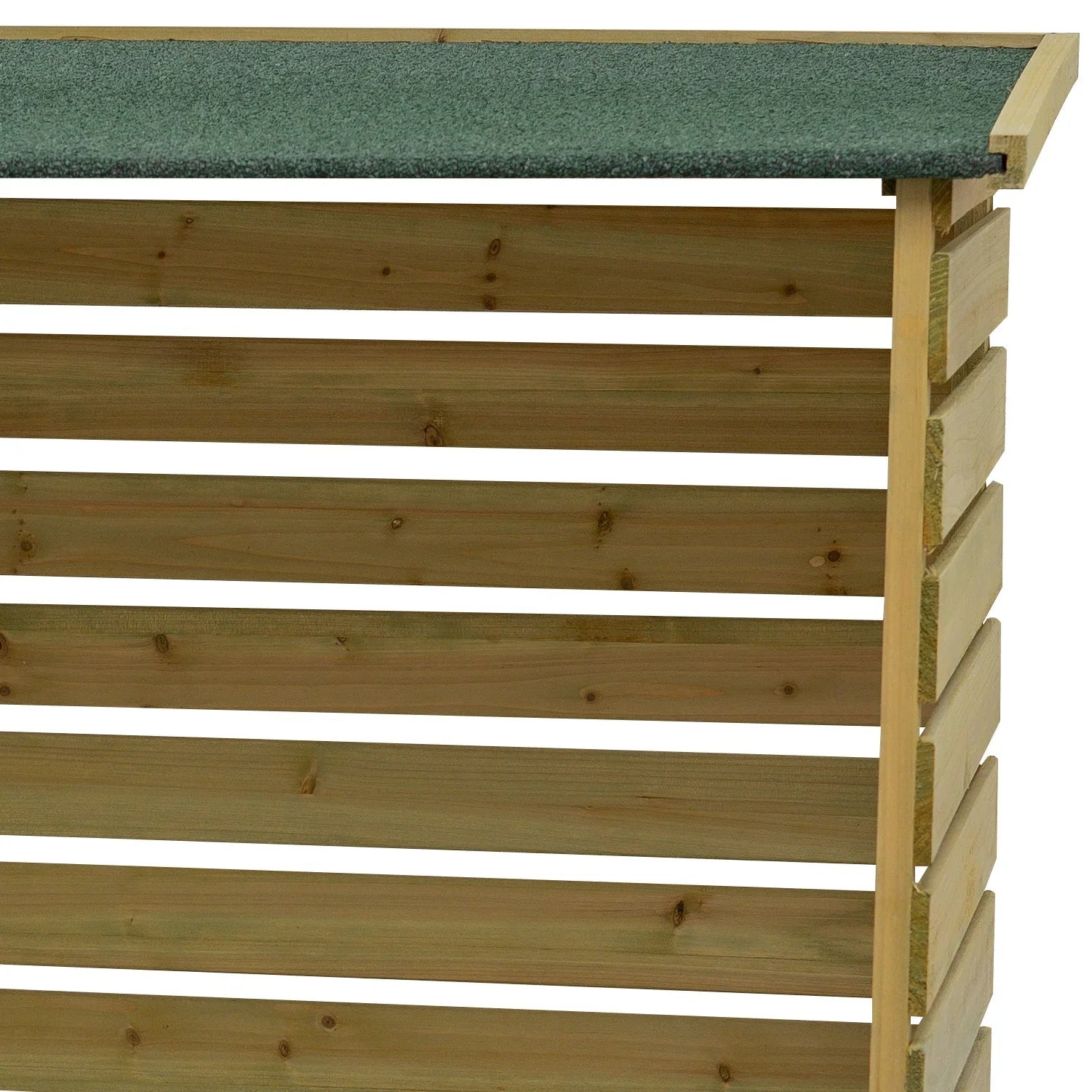 Treated Wooden Heavy Duty Log Store Garden Storage Shed